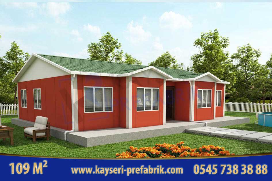 Kırşehir 110 m² Tek Katlı Prefabrik Ev