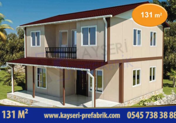 Kırşehir 131 m² İki Katlı Prefabrik Ev
