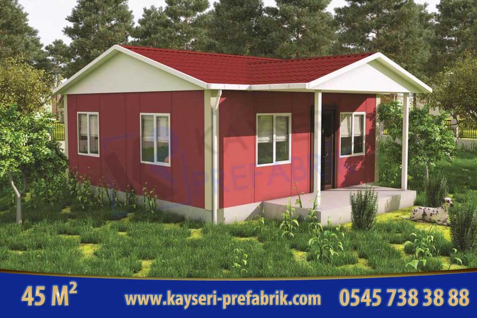 Kırşehir 45 m² Prefabrik Ev