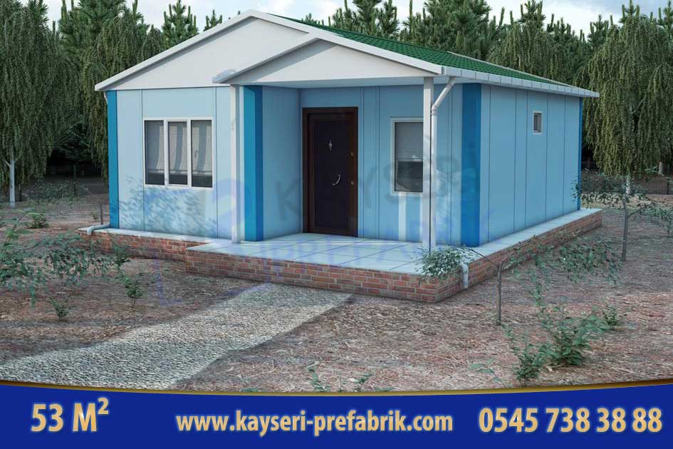 Kırşehir 53 m² Tek Katlı Prefabrik Ev