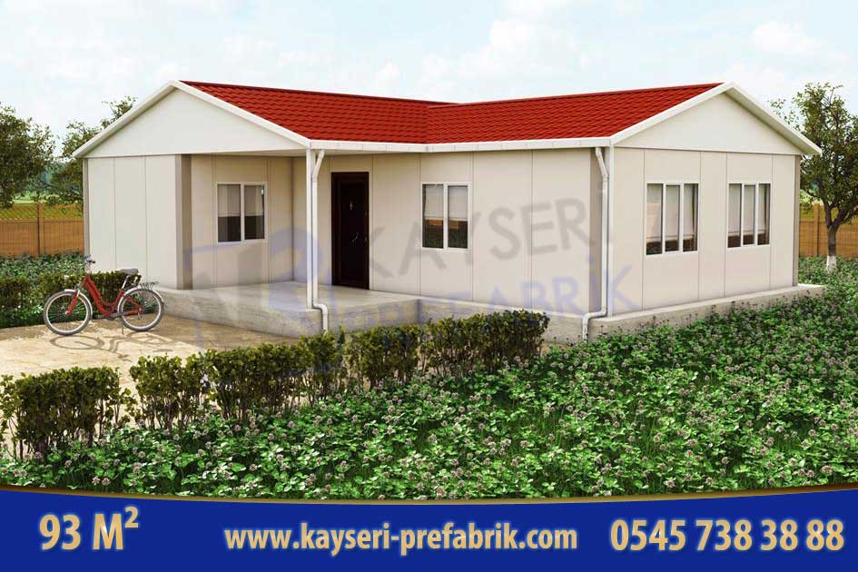 Kırşehir 93 m² Tek Katlı Prefabrik Ev