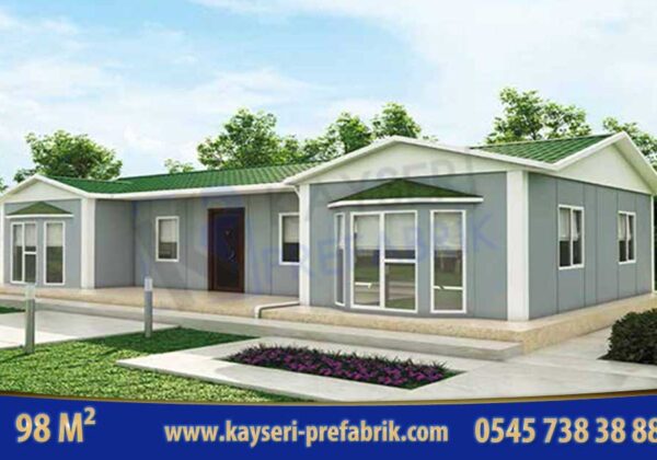 Kırşehir 98 m² Tek Katlı Prefabrik Ev