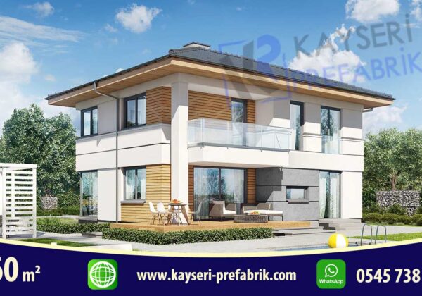 Kırşehir 160 m² Dubleks Butik Prefabrik Villa