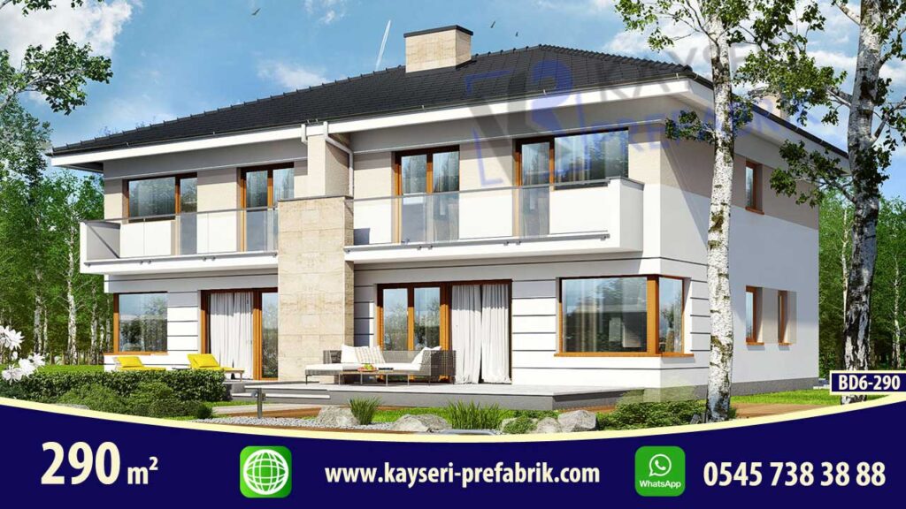 Kırşehir 290 m² Dubleks Butik Prefabrik Villa