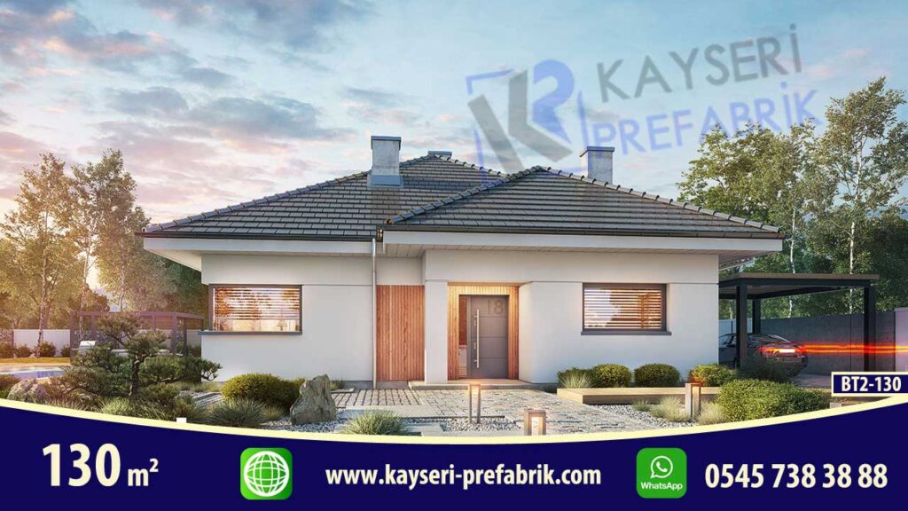 Kırşehir 130 m² Butik Prefabrik Villa
