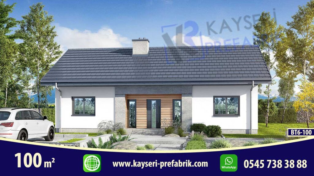 Kırşehir 100 m² Butik Prefabrik Villa