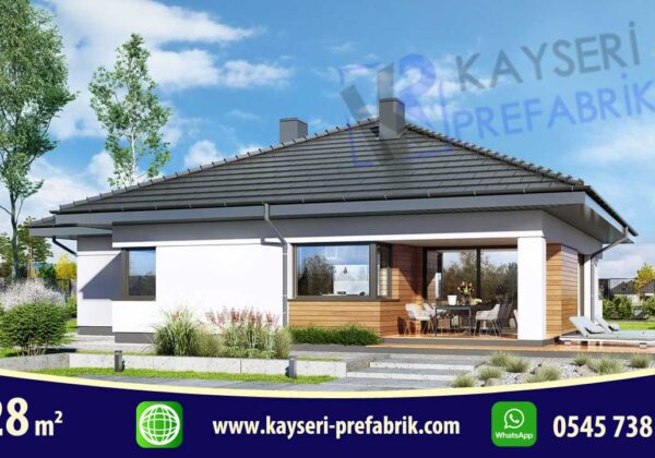 Kırşehir 128 m² Butik Prefabrik Villa