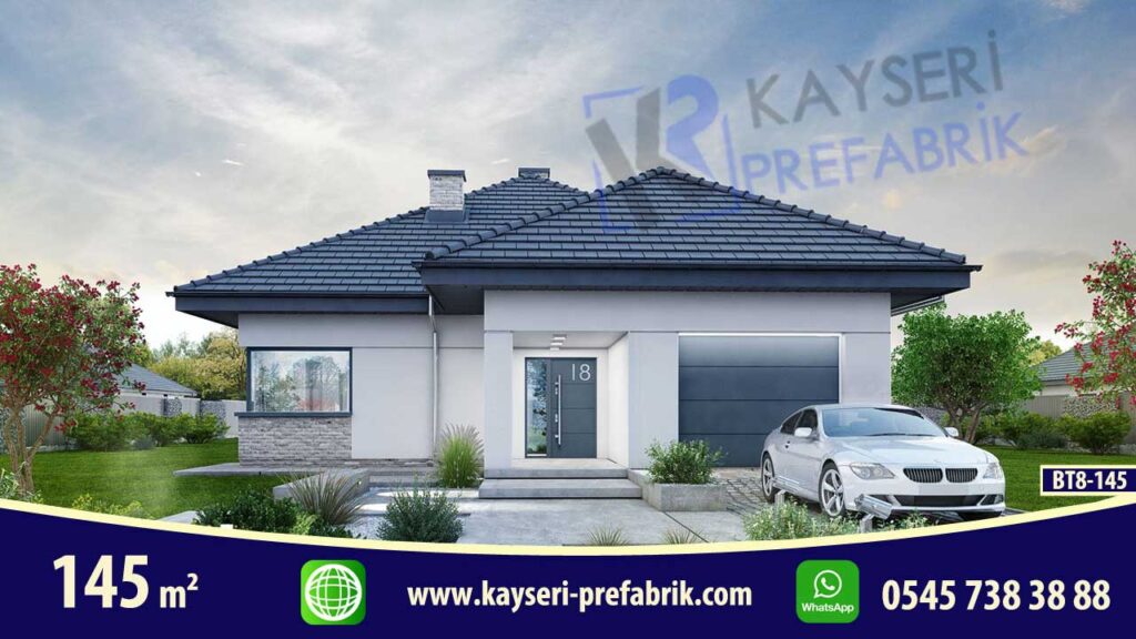 Kırşehir 145 m² Butik Prefabrik Villa – Model 2