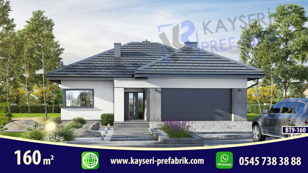 Kırşehir 160 m² Butik Prefabrik Villa – Model 2