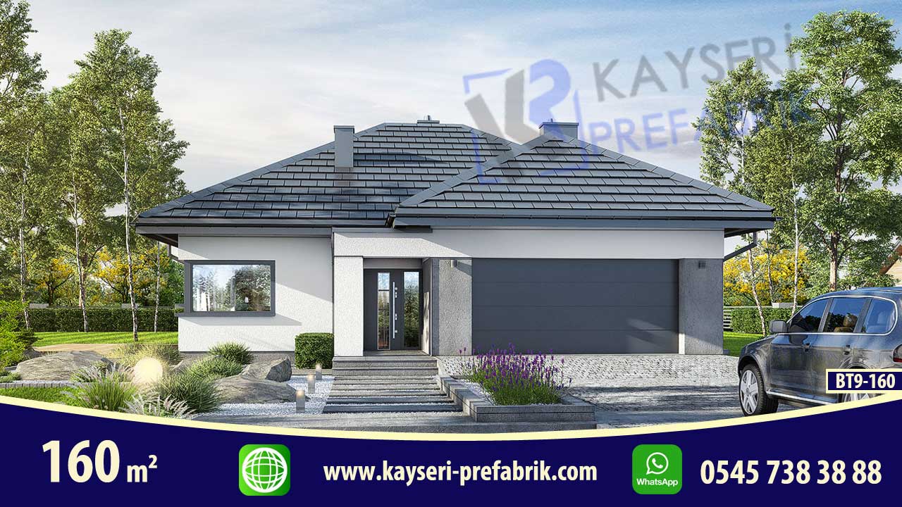 Kırşehir 160 m² Butik Prefabrik Villa – Model 2