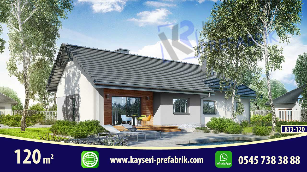 Kırşehir 120 m² Butik Prefabrik Villa