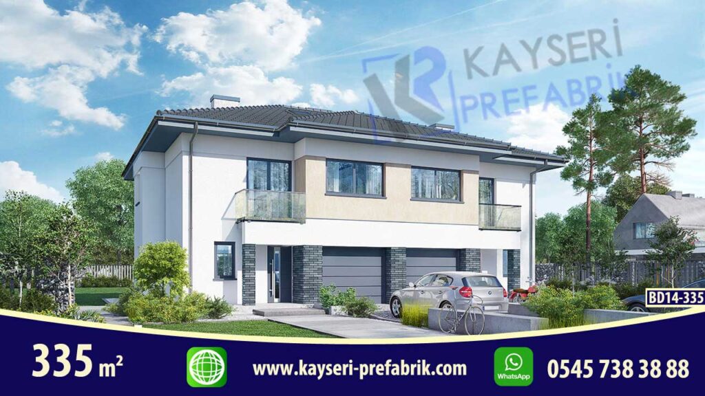 Kırşehir 335 m² Dubleks Butik Prefabrik Villa